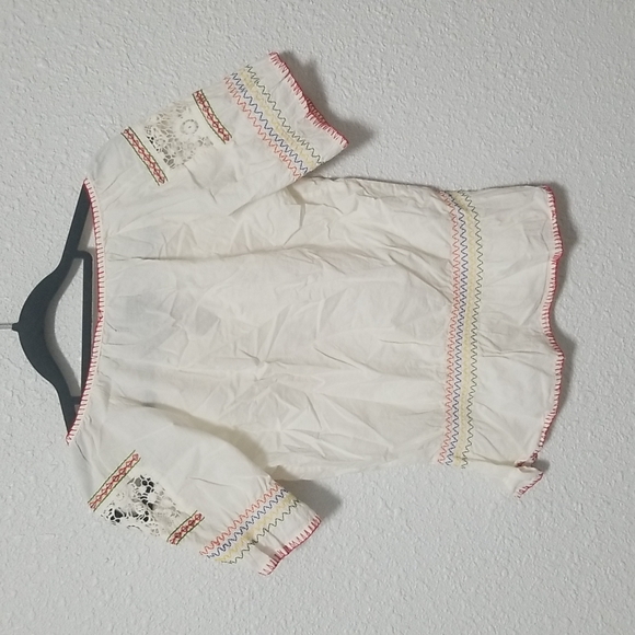 Colorful Crochet Lightweight Blouse - Picture 7 of 8